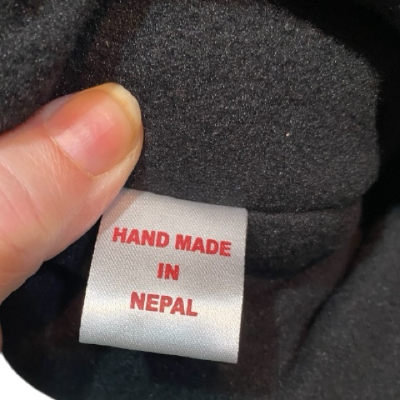 Chaveau Hat 100% Wool/ Fleece OS Unisex Adult Made in Nepal New - Picture 4 of 7